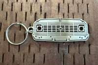 Load image into Gallery viewer, Stainless Steel 1971-1972 Front-end Truck Keychain
