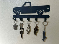 Load image into Gallery viewer, Second generation 1967–1972 Powder coated Black 5 Hooks Key Holder
