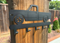 Load image into Gallery viewer, Second generation 1967–1972 Powder coated Black 5 Hooks Key Holder
