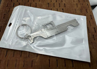 Load image into Gallery viewer, First Generation C10 Stainless Steel bottle opener with key ring
