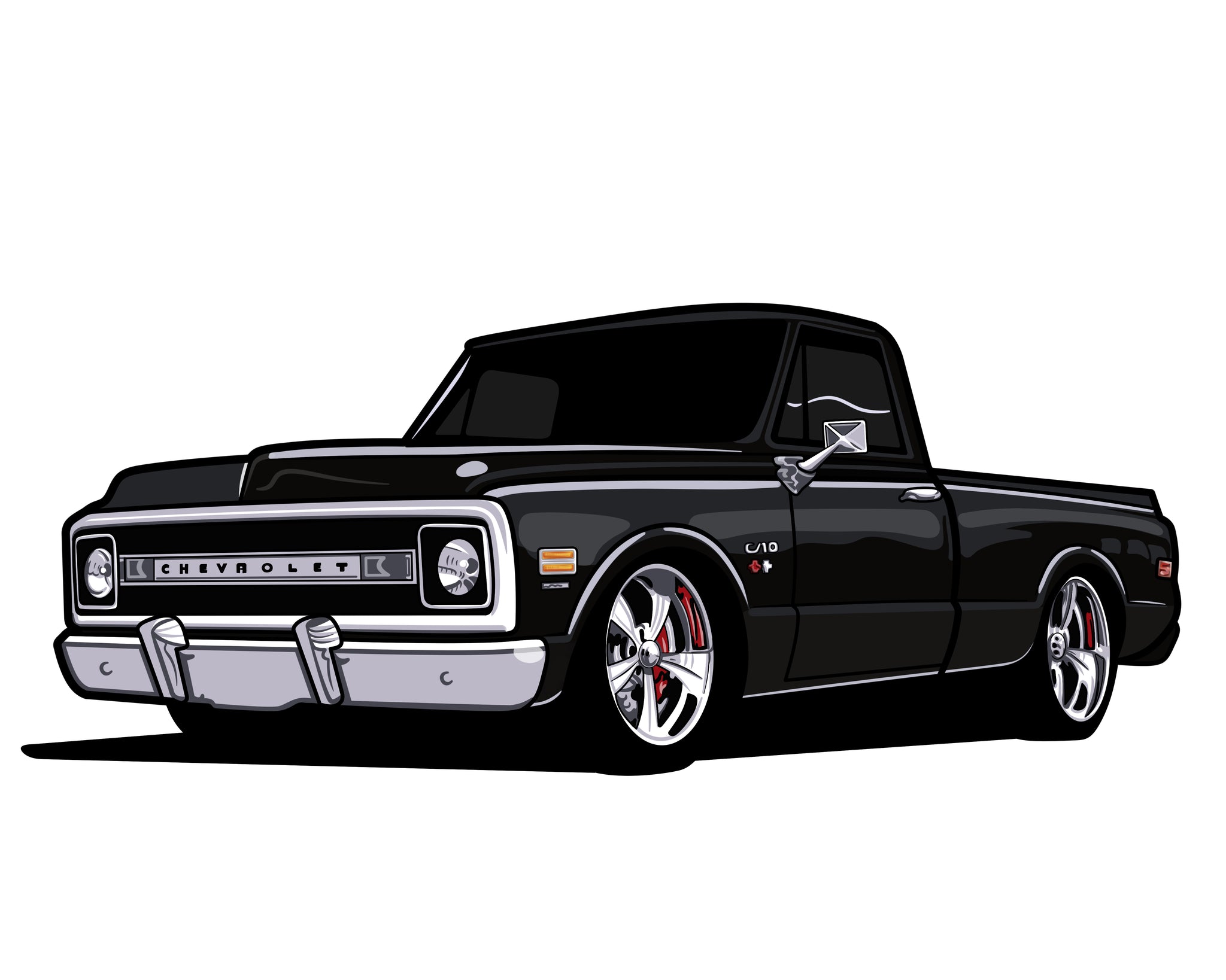 69/70 C10 Sticker (5 Inches) | C10Trucks