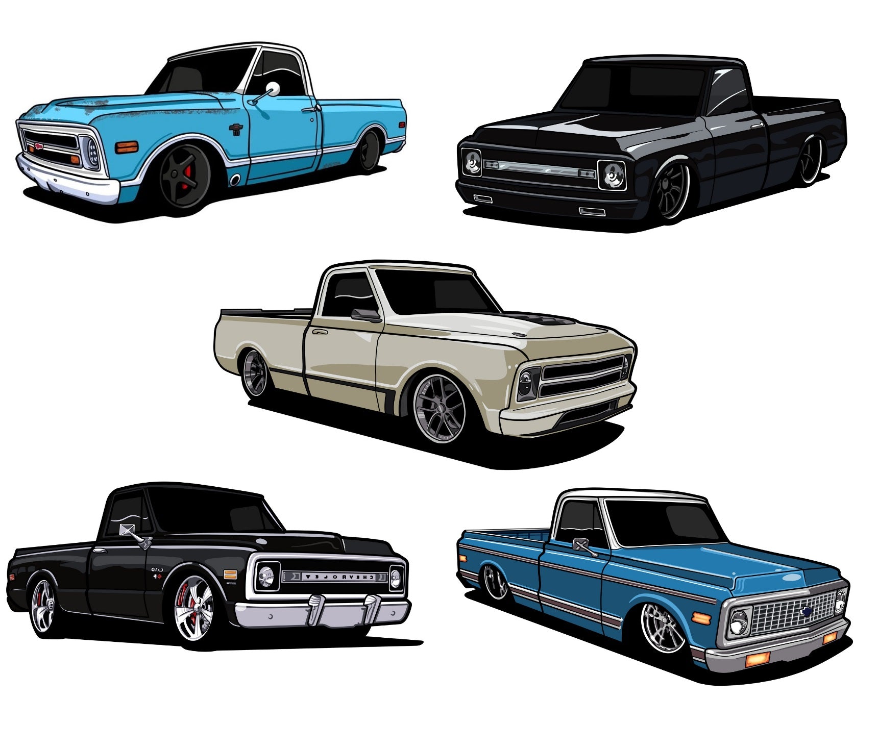 Truck Sticker Pack 2nd Gen