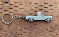 Load image into Gallery viewer, Double Sided 3D 1973–1987 Metal Truck Keychain Side View
