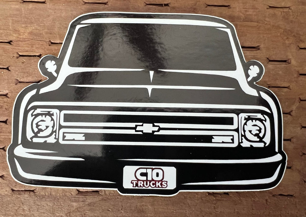 Front 67/68 C10 Sticker (5 Inches)