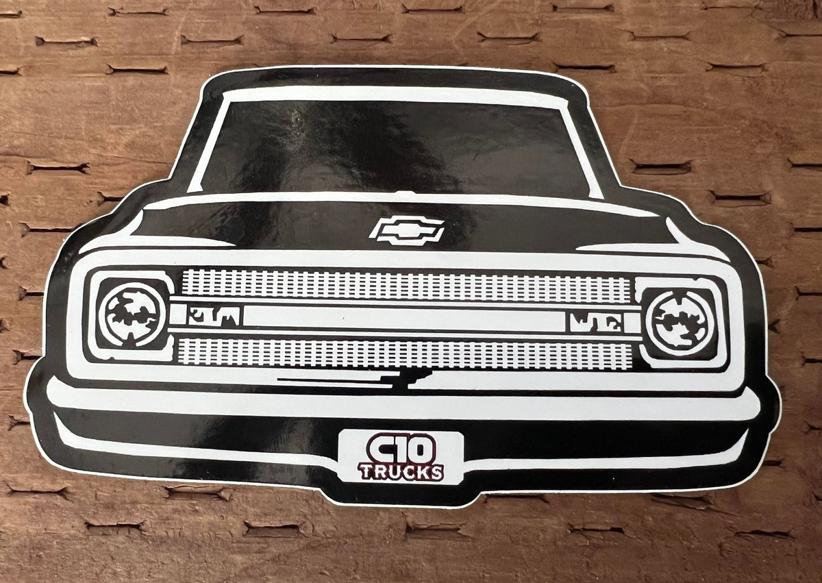 Front 69/70 C10 Sticker (5 Inches)