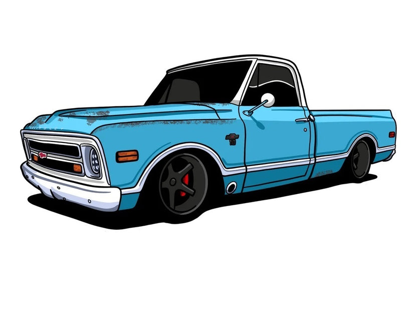 68 C10 Truck Sticker | C10Trucks