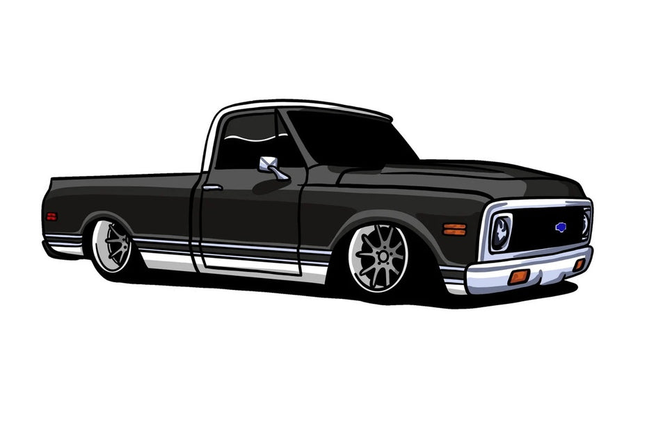 71/72 C10 Truck Sticker | C10Trucks