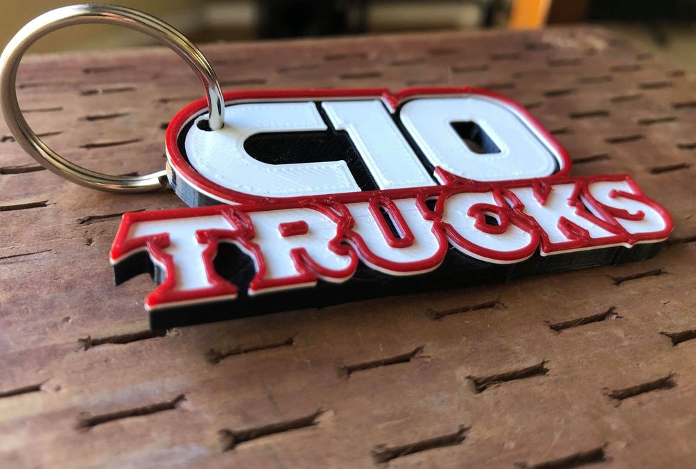 3D Printed C10 Trucks Logo