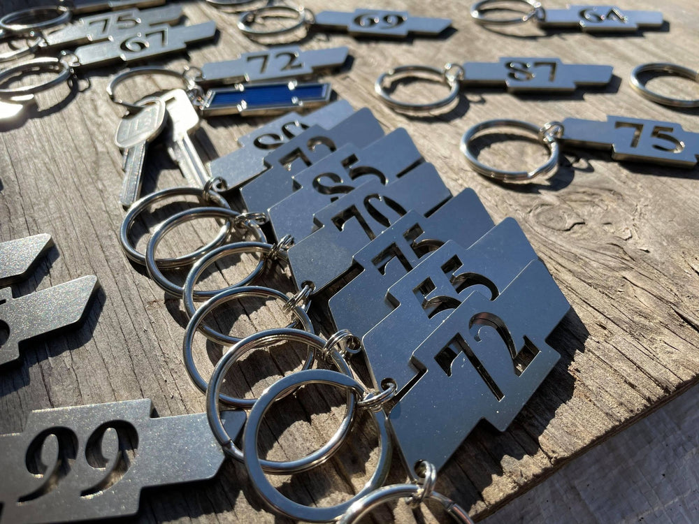 oct SOLD OUT 2 Digit Stainless Steel Keychains Years from 1926/2021
