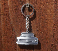 Load image into Gallery viewer, C10 Front View Double Sided 3D 1967–1968 Metal Truck Keychain
