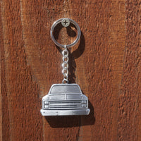 Load image into Gallery viewer, C10 Front View Double Sided 3D 1981–1987 Metal Truck Keychain

