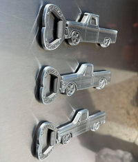 Load image into Gallery viewer, BUNDLE AND SAVE! 3 generations Magnet Metal Bottle Openers
