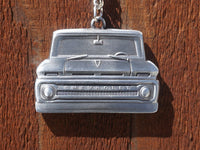Load image into Gallery viewer, C10 Front View Double Sided 3D 1964–1966 Metal Truck Keychain

