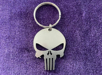 Load image into Gallery viewer, Punisher Stainless Steel Keychain
